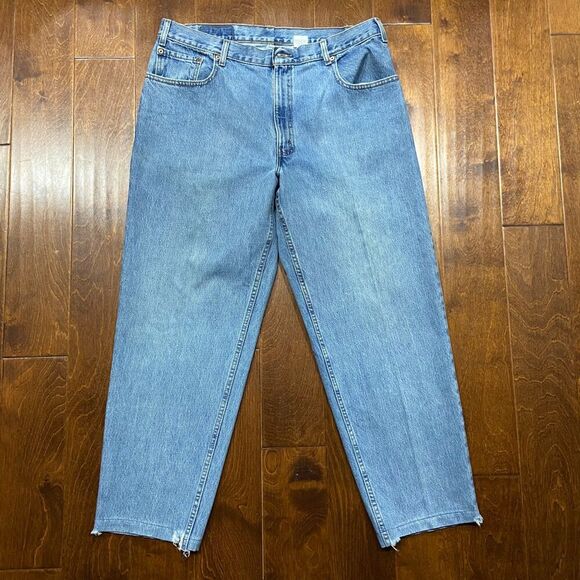 Levi's 560 Vintage Y2K 2001 Loose Fit Denim Blue Jeans Men's Size 38 x 30 - Picture 4 of 10